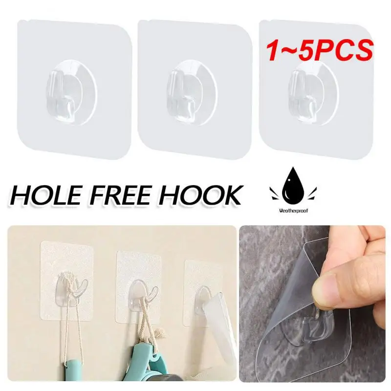 1 ~ 5 шт. аксессуары для кухни и ванной комнаты, водонепроницаемый крючок, настенные крючки, прозрачное прочное самоклеящееся полотенце для ключей 
1 ~ 5 шт. аксессуары для кухни и ванной комнаты, водонепроницаемый крючок, настенные крючки, прозрачное прочное самоклеящееся полотенце для ключей