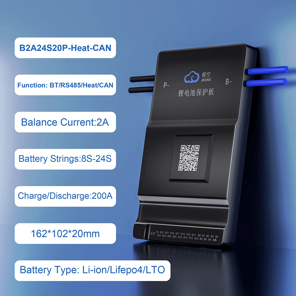 Jk BMS Smart Liion LiFepo4 LTO BMS 4S-24S 8S 16S 24S 150A 300A Supports BT/APP RS485 CAN HEAT Active balance current 2A With BT
Jk BMS Smart Liion LiFepo4 LTO BMS 4S-24S 8S 16S 24S 150A 300A Supports BT/APP RS485 CAN HEAT Active balance current 2A With BT