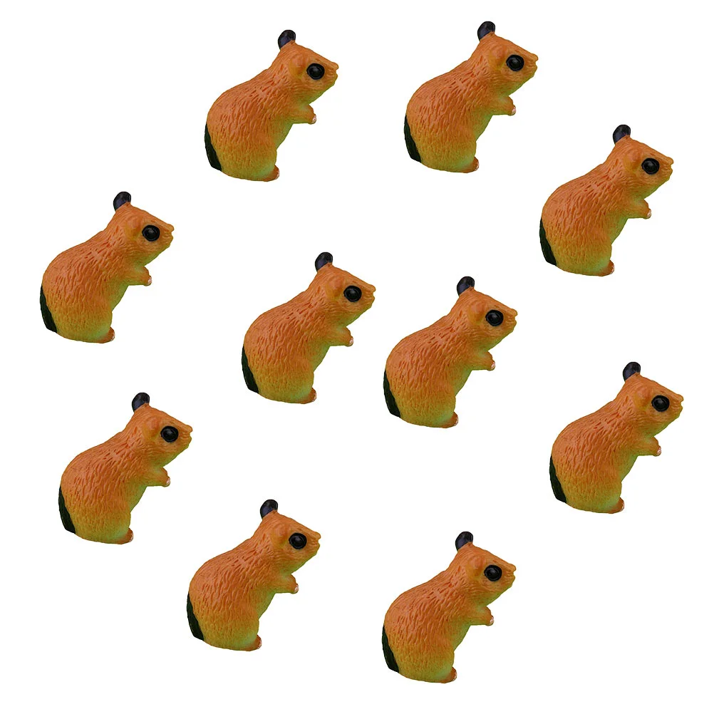 10 Pcs Hamster Figurine Decor Lovely Hamster Statue Ornament Garden Scene Layout Decor
10 Pcs Hamster Figurine Decor Lovely Hamster Statue Ornament Garden Scene Layout Decor