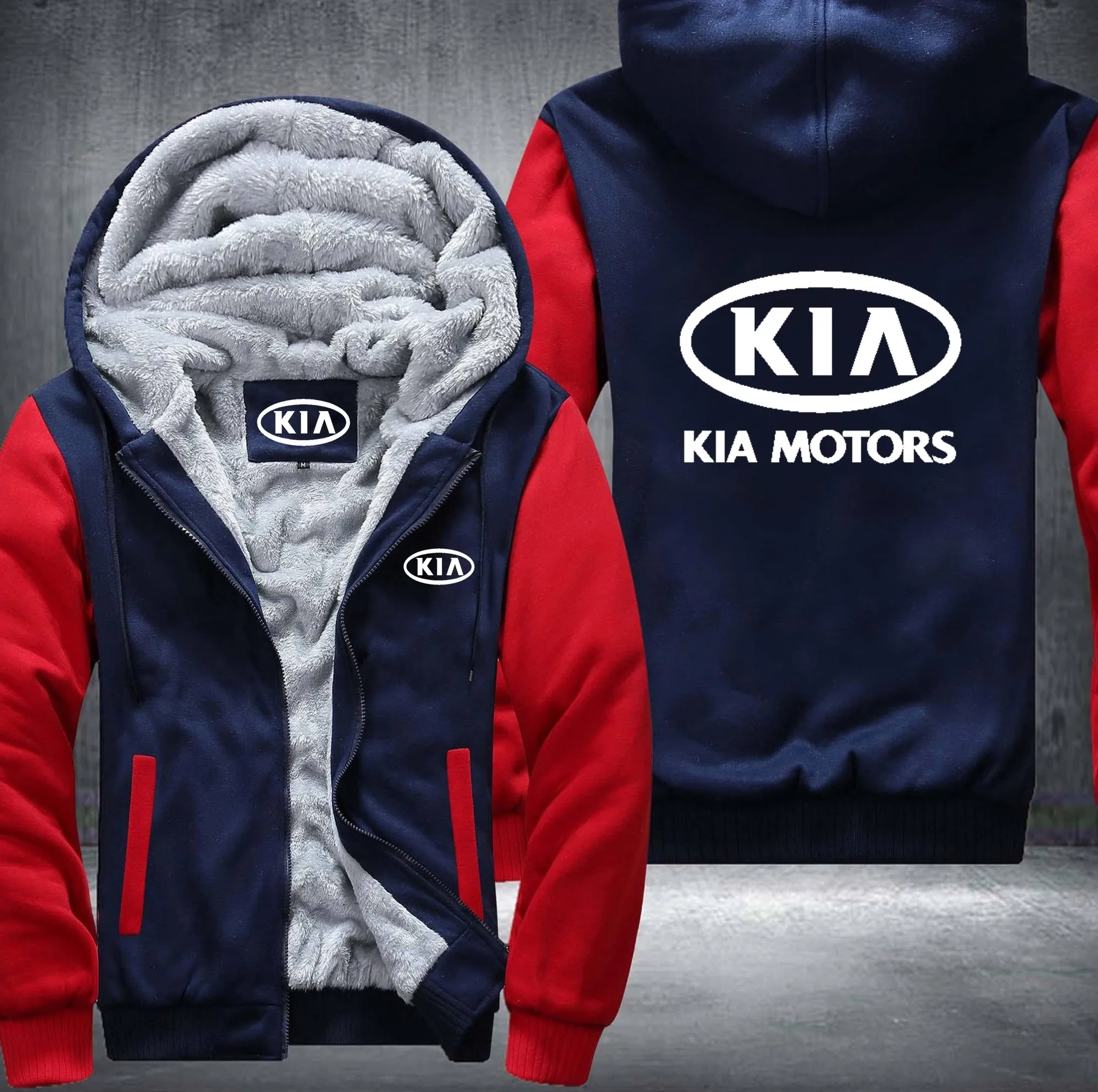 New Winter Male Fashion Hoodies Warm KAI Motors Logo Jacket Sweatshirt Thicken Wool High Street Coat Zipper Hip Hop Loose Tops 
New Winter Male Fashion Hoodies Warm KAI Motors Logo Jacket Sweatshirt Thicken Wool High Street Coat Zipper Hip Hop Loose Tops