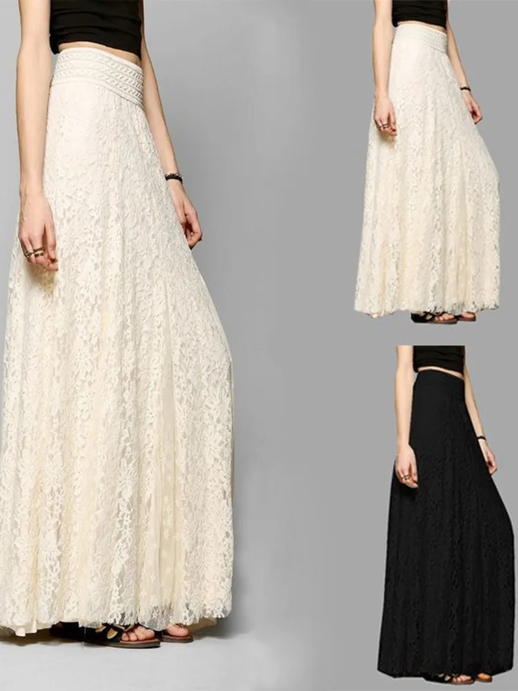 Elegant Lace Long Skirt for Women 2023 Spring Summer Korean Casual Irregular Hem A Line High Waist Maxi Skirt Female
Elegant Lace Long Skirt for Women 2023 Spring Summer Korean Casual Irregular Hem A Line High Waist Maxi Skirt Female