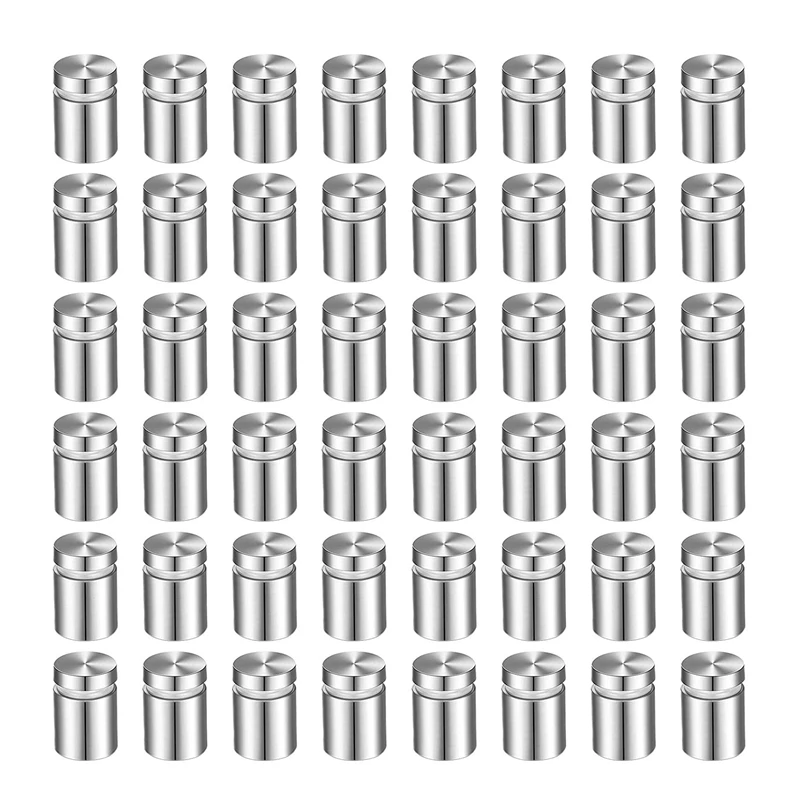 100 Pack Sign Standoff Screws Advertising Screws Stainless Steel Wall Standoff Mounts Glass Acrylic Nail (1/2 X 1 Inch)
100 Pack Sign Standoff Screws Advertising Screws Stainless Steel Wall Standoff Mounts Glass Acrylic Nail (1/2 X 1 Inch)