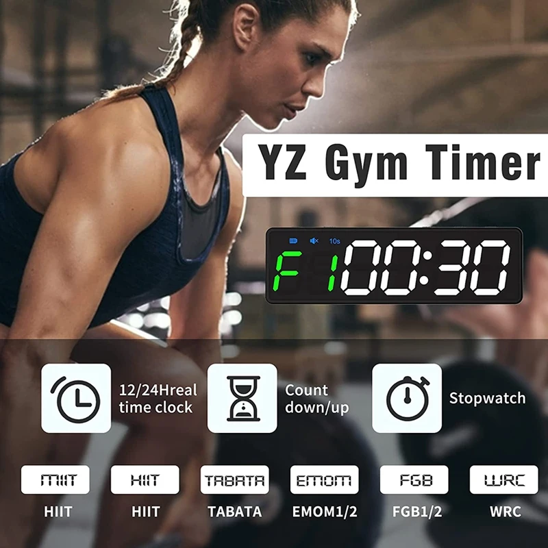 Mini Gym Timer Clock, Magnetic LED Interval Timer, Long Stand-By Battery Powered Gym Wall Clock Home
Mini Gym Timer Clock, Magnetic LED Interval Timer, Long Stand-By Battery Powered Gym Wall Clock Home