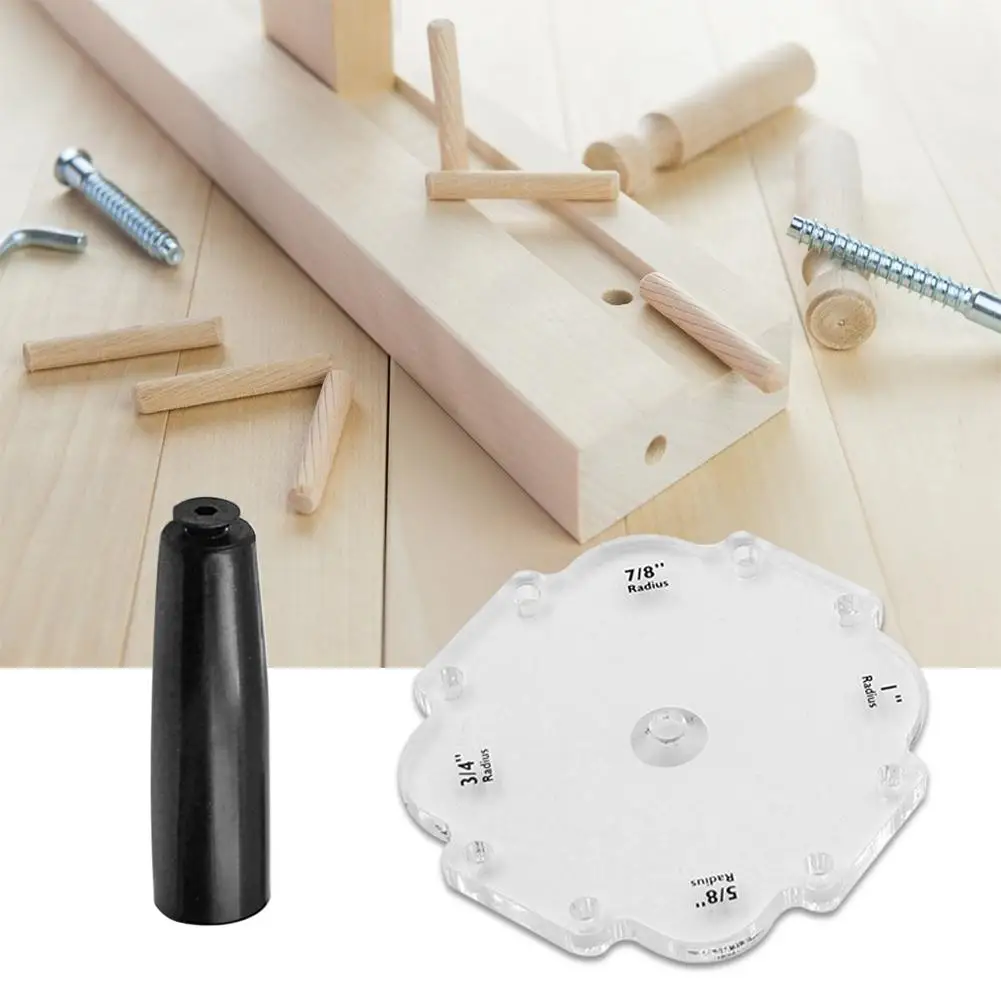 Radius Quick Locator Router Table Bit R Corner Jig ABS Practical and Durable Templates Set for Engraving Machine Trimmer
Radius Quick Locator Router Table Bit R Corner Jig ABS Practical and Durable Templates Set for Engraving Machine Trimmer