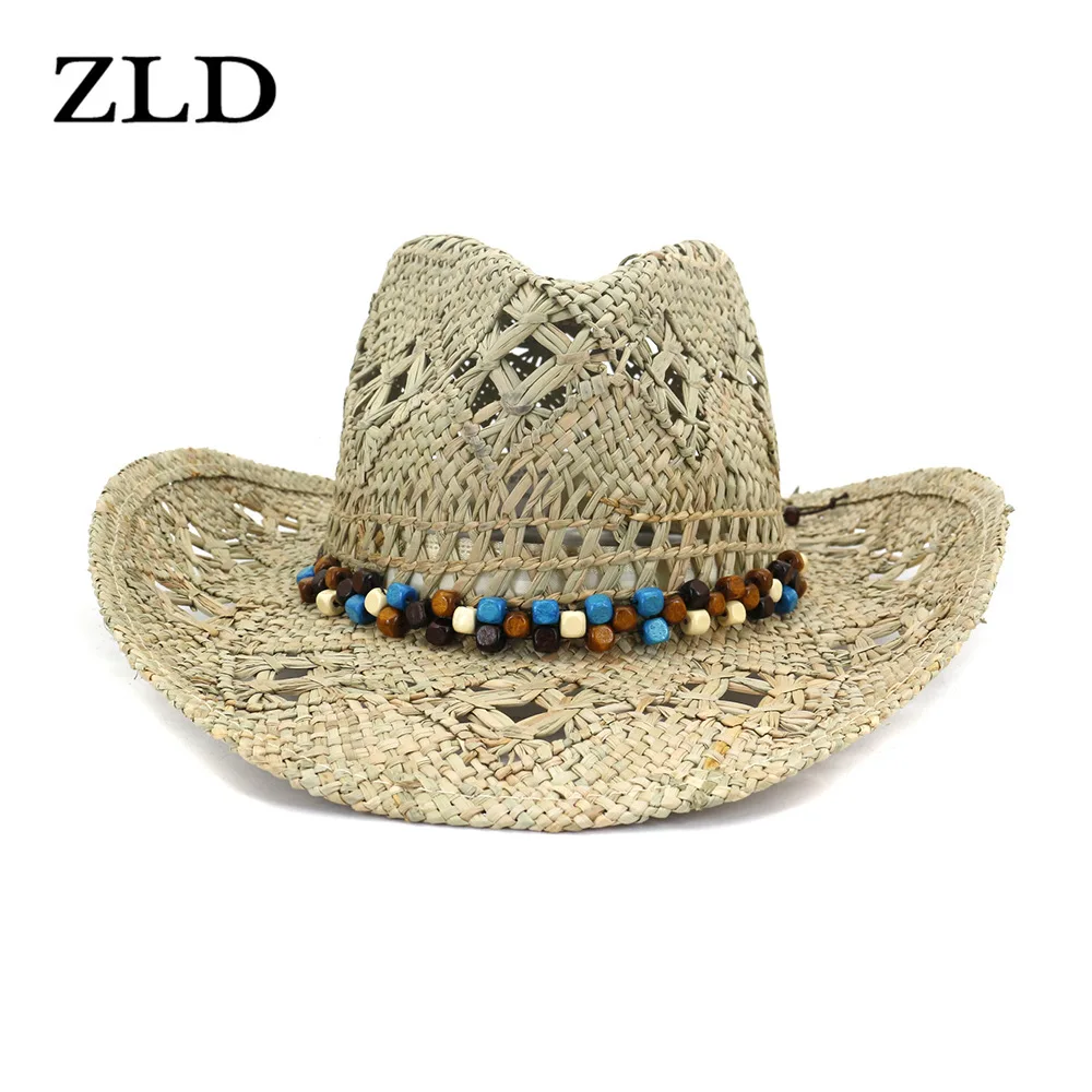ZLD New Straw Western Cowboy Hat Raffia Hand Made Sunhats for Man Woman Curling Brim Cap Sun Protection Unisex Hats Western Hat 
ZLD New Straw Western Cowboy Hat Raffia Hand Made Sunhats for Man Woman Curling Brim Cap Sun Protection Unisex Hats Western Hat