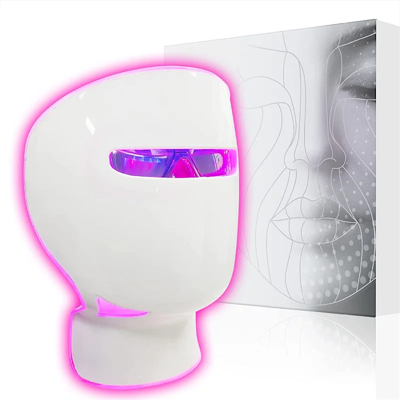 

Brightening Skin Shrink Pores Anti Wrinkle Whitening Therapy Machine Home Use Face Beauty 3&7 Color Led Light Mask With Neck