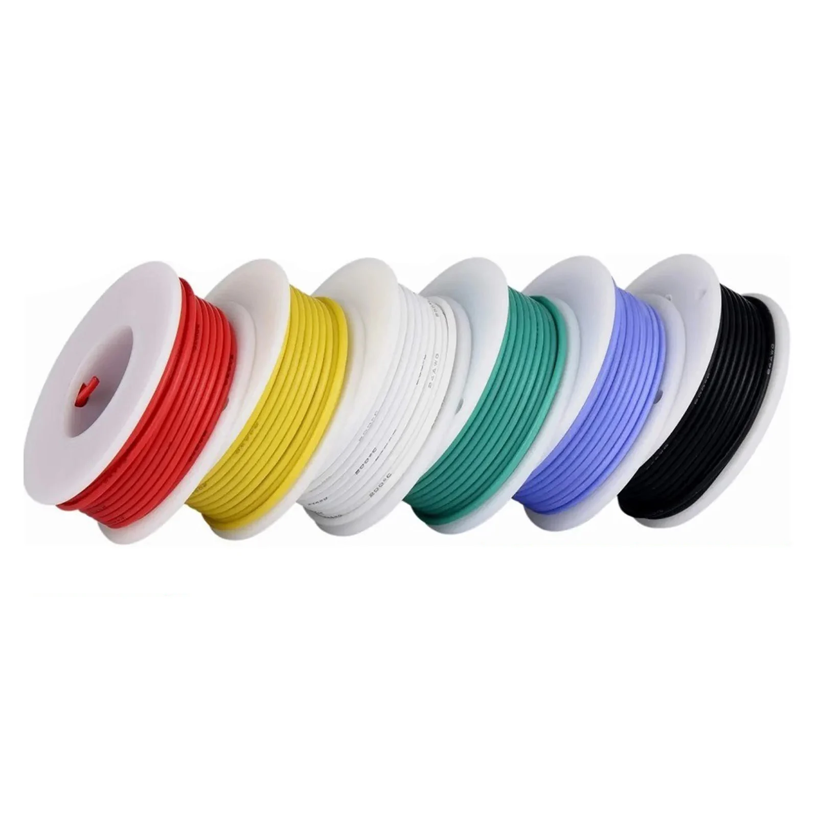 6 Colors Ultra Flexible Tin-plated Silicone Cable Set AC 600V DC 3KV Switching Wires 18AWG 20AWG 22AWG 24AWG 26AWG Battery Parts
6 Colors Ultra Flexible Tin-plated Silicone Cable Set AC 600V DC 3KV Switching Wires 18AWG 20AWG 22AWG 24AWG 26AWG Battery Parts