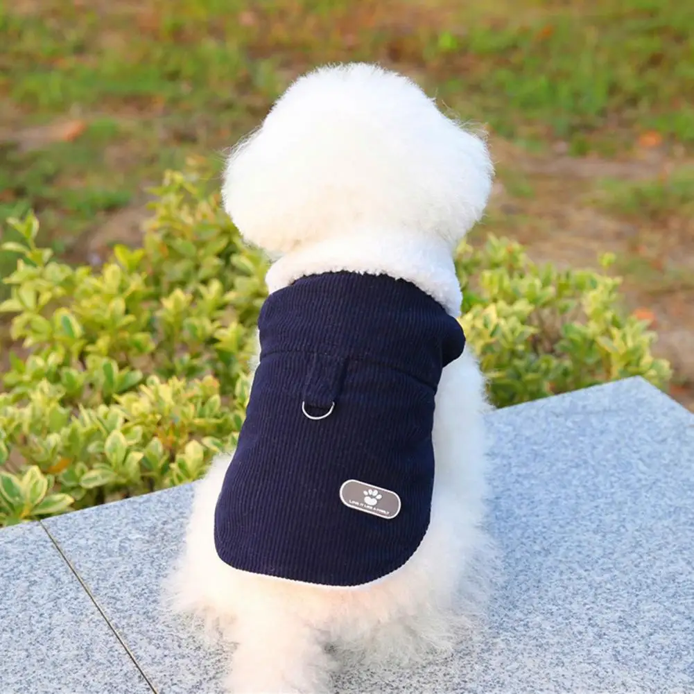Durable Dog Jacket Soft Pet Vest Simple Style Winter Cat Dog Plush Jacket Clothes Keep Warmth
Durable Dog Jacket Soft Pet Vest Simple Style Winter Cat Dog Plush Jacket Clothes Keep Warmth