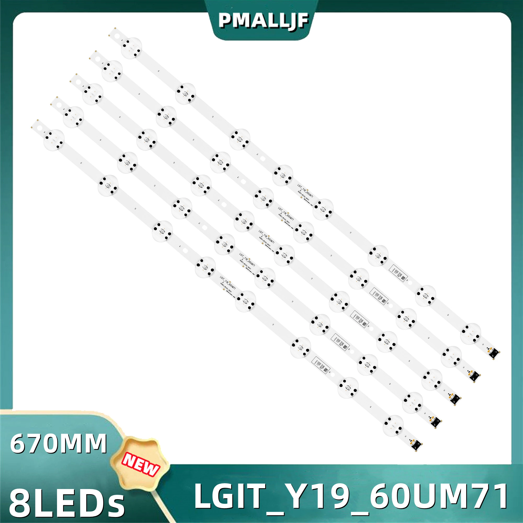 Светодиодная лента для подсветки LG 60UM7100PLB 60UM6950DUB 60UM6900DUB lgit_y19 _ 60um71 EAV64732901, 15 шт./комплект
Светодиодная лента для подсветки LG 60UM7100PLB 60UM6950DUB 60UM6900DUB lgit_y19 _ 60um71 EAV64732901, 15 шт./комплект