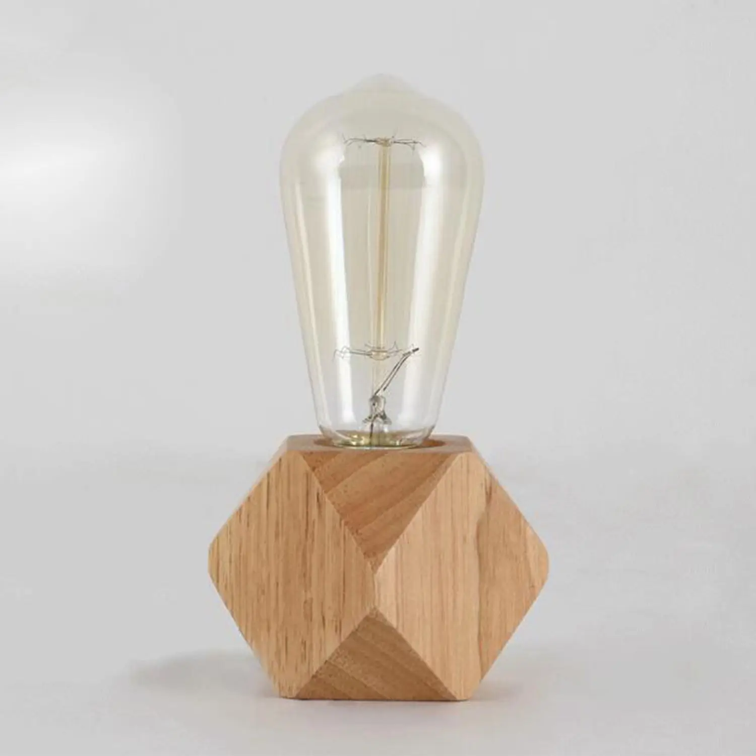 Modern table lamp E27 Wooden desk lamp Diamond bedside lamp for home/bedroom/living room decor EU-Plug Wooden Base
Modern table lamp E27 Wooden desk lamp Diamond bedside lamp for home/bedroom/living room decor EU-Plug Wooden Base