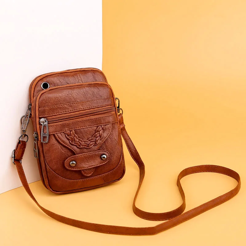 High Quality Leather Women Handbag Fashion Small Shoulder Bag Mini Travel Phone Pouch Purse Women Zipper Crossbody Bags
High Quality Leather Women Handbag Fashion Small Shoulder Bag Mini Travel Phone Pouch Purse Women Zipper Crossbody Bags