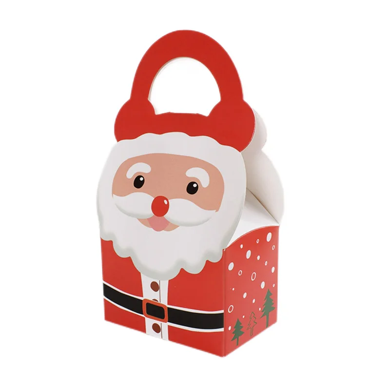 10Pcs Cute Red Christmas Santa Eve Candy Box Portable Apple Favor Gift Box Cake Packaging Bag Merry Xmas New Year Party Supplies
10Pcs Cute Red Christmas Santa Eve Candy Box Portable Apple Favor Gift Box Cake Packaging Bag Merry Xmas New Year Party Supplies