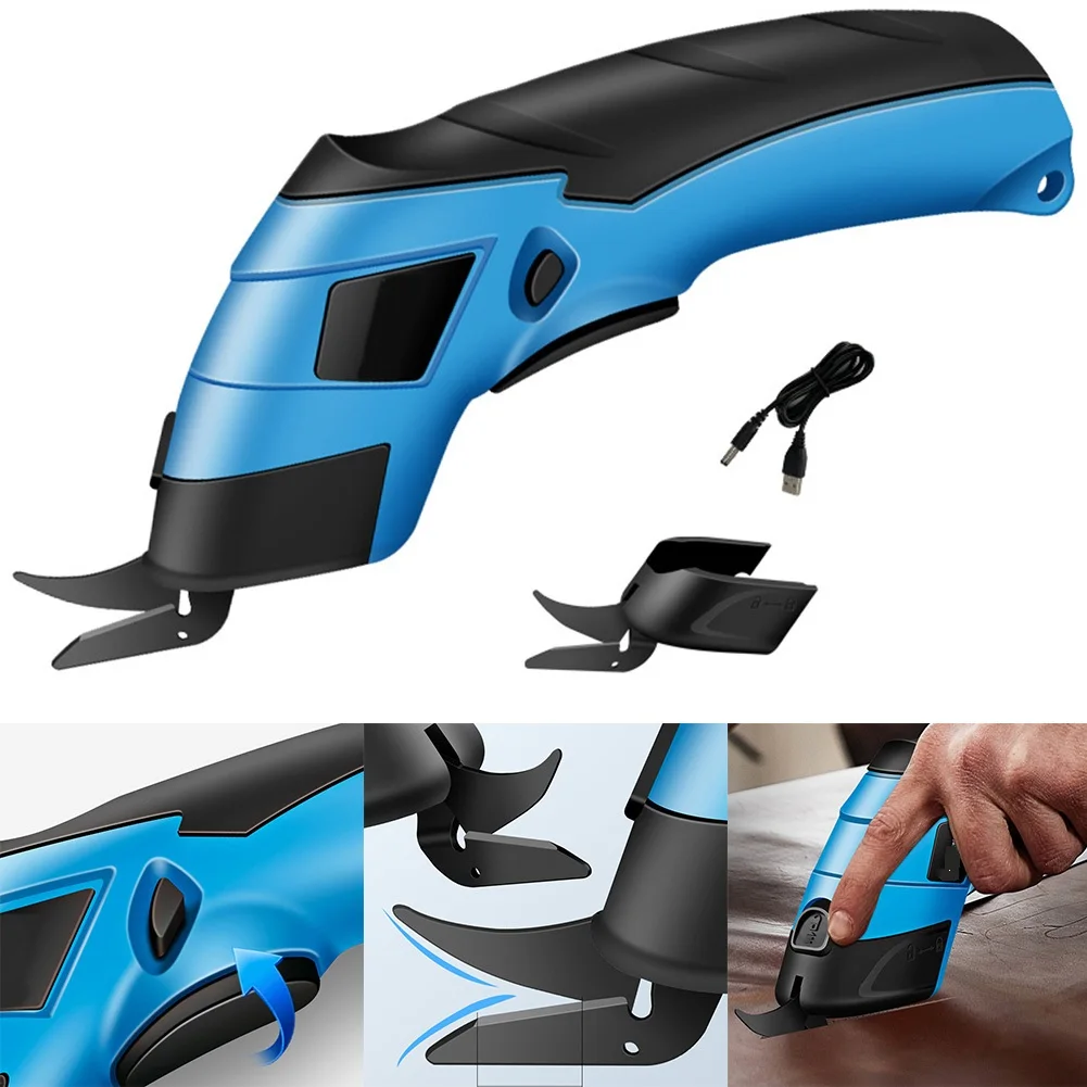 Rechargeable Electric Scissors Lithium Lon Battery Charging Scissors Portable Electric Cutting Leather Sewing Cloth Cutter
Rechargeable Electric Scissors Lithium Lon Battery Charging Scissors Portable Electric Cutting Leather Sewing Cloth Cutter