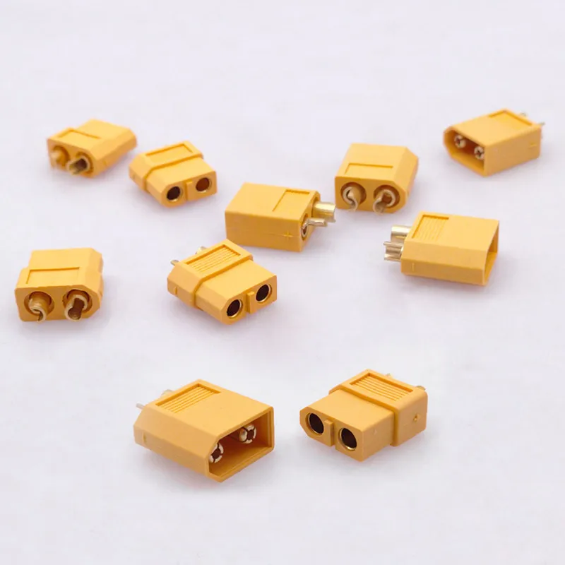 10PCS Mountable XT60 Male Plug Connector Model Aircraft Power Battery Plug Fixed Version Female XT60E
10PCS Mountable XT60 Male Plug Connector Model Aircraft Power Battery Plug Fixed Version Female XT60E