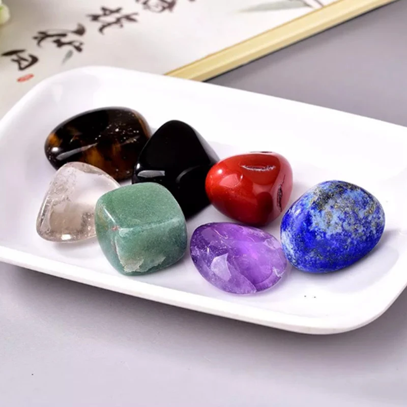 7pcs Natural Stone Fallen Crystal Polished Amethyst Quartz Wholesale Loose Irregular Mineral Specimens Reiki Rolling Stone Decor
7pcs Natural Stone Fallen Crystal Polished Amethyst Quartz Wholesale Loose Irregular Mineral Specimens Reiki Rolling Stone Decor