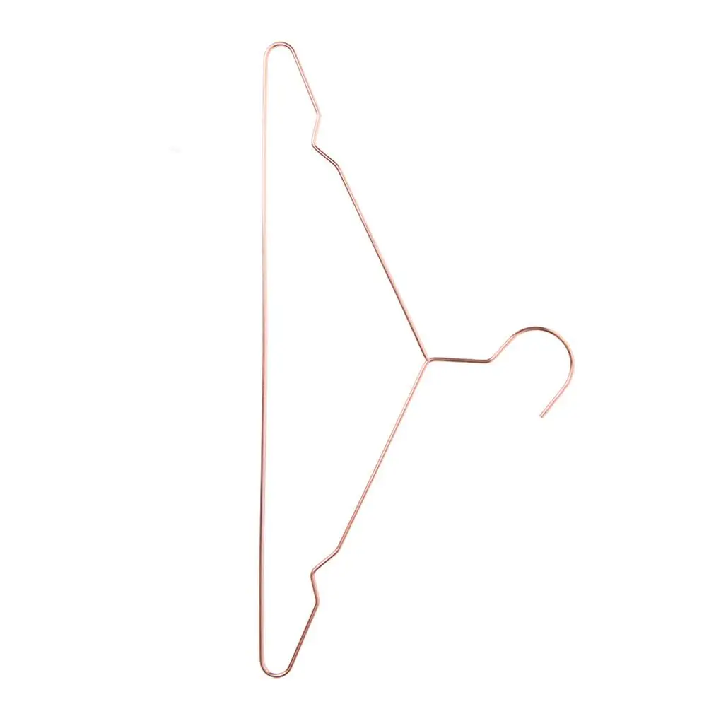 Iron Wire Non-slip Anti-rust Coat Hanger Rose Gold Clothes Garment Trouser Dress Clothes-rack 42x21cm
Iron Wire Non-slip Anti-rust Coat Hanger Rose Gold Clothes Garment Trouser Dress Clothes-rack 42x21cm
