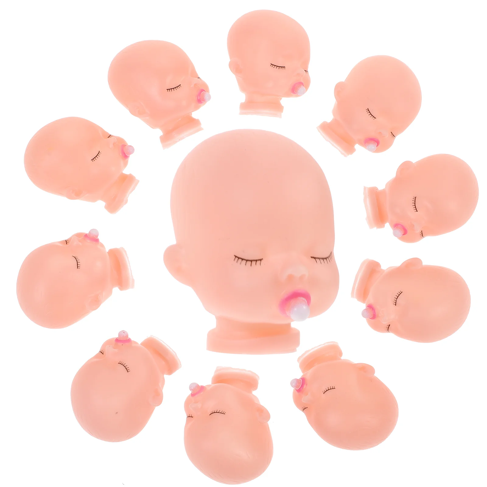 10pcs Lovely Baby Head Decor Chic Artist Hand Painting Body Part DIY Crafts Keychain Accessories 
10pcs Lovely Baby Head Decor Chic Artist Hand Painting Body Part DIY Crafts Keychain Accessories