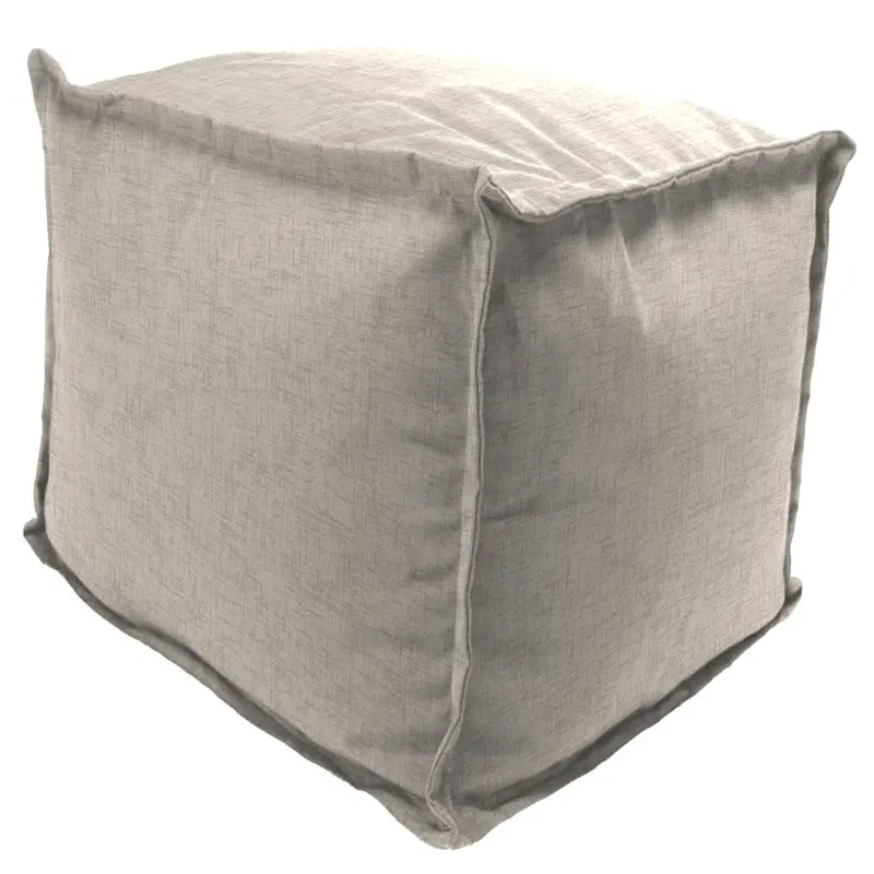 Jackson Outdoor Pouf Ottoman with Flange, Beechwood, 20"L x 20"W x 15"H 
Jackson Outdoor Pouf Ottoman with Flange, Beechwood, 20"L x 20"W x 15"H