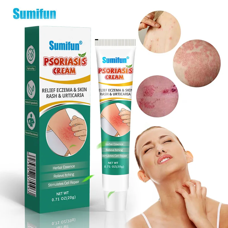 1Box 20g Sumifun Psoriasis Treatment Cream Herbal Antibacterial Ointment Dermatitis Eczema Anti-itch Skin Care Medical Plaster
1Box 20g Sumifun Psoriasis Treatment Cream Herbal Antibacterial Ointment Dermatitis Eczema Anti-itch Skin Care Medical Plaster