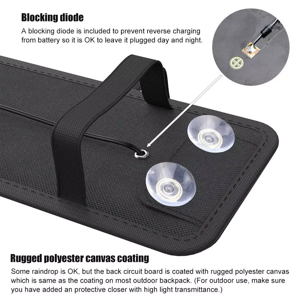 ALLPOWERS Solar Panel 18V 5W Battery Charger Maintainer Charger for Automobile Motorcycle Tractor Boat RV Batteries
ALLPOWERS Solar Panel 18V 5W Battery Charger Maintainer Charger for Automobile Motorcycle Tractor Boat RV Batteries