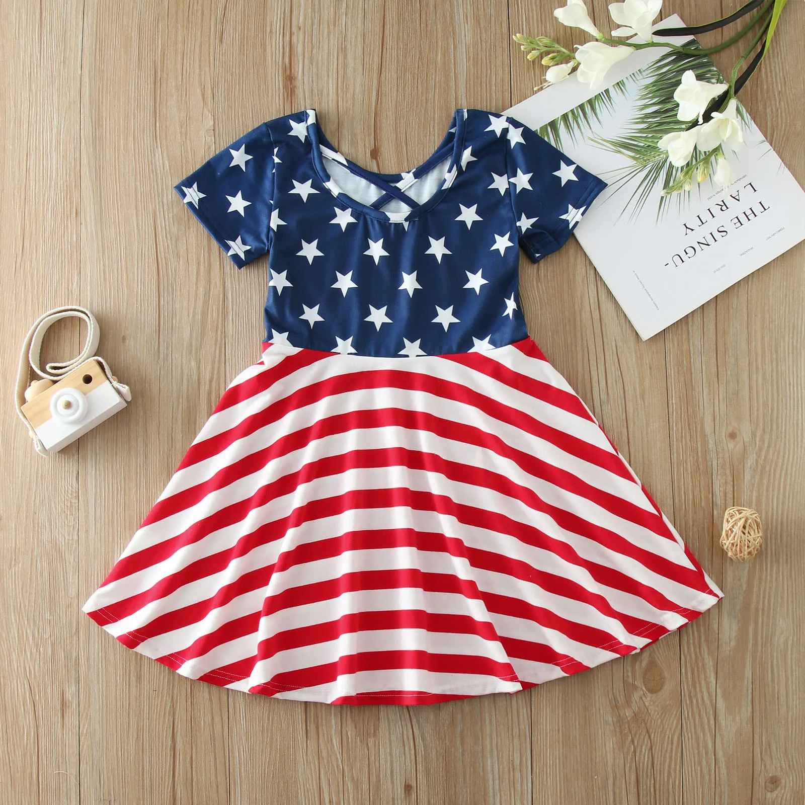 Toddler Kids Baby Girl Clothes Summer Independence Day Stars Stripes Dress Casual Ruffle Backless 4th Of July Dresses Outfits
Toddler Kids Baby Girl Clothes Summer Independence Day Stars Stripes Dress Casual Ruffle Backless 4th Of July Dresses Outfits