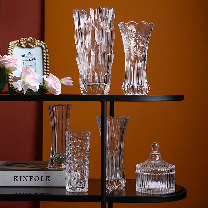 Nordic Style Flower Glass Vase Transparent Flower Arrangement Culture Bamboo Living Room Decoration Internet-Famous Crystal Vase
Nordic Style Flower Glass Vase Transparent Flower Arrangement Culture Bamboo Living Room Decoration Internet-Famous Crystal Vase
