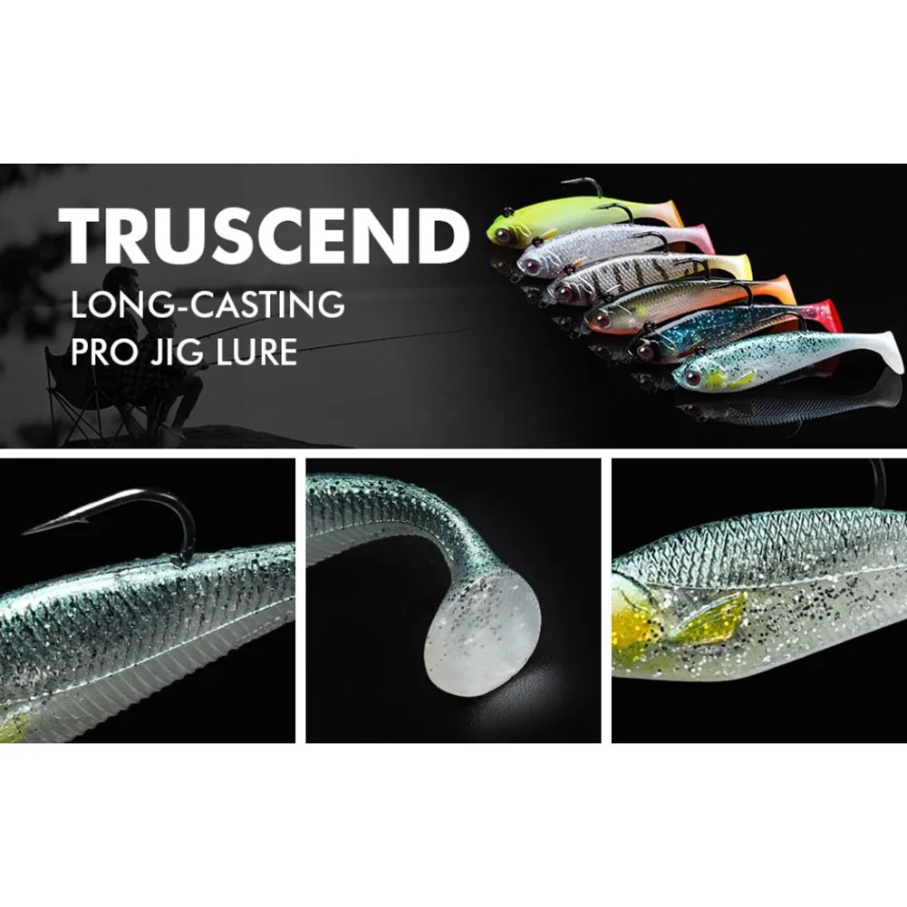 Outdoor Sports Lures Soft Plastics TRUSCEND Lures 15.5*14*1cm 6pcs/set BKK Hook Soft Baits Dummy Baits Crossbill Baits
Outdoor Sports Lures Soft Plastics TRUSCEND Lures 15.5*14*1cm 6pcs/set BKK Hook Soft Baits Dummy Baits Crossbill Baits