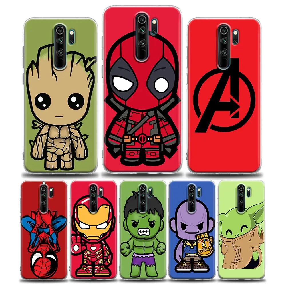 The Avengers Marvel Case For Xiaomi Redmi Note 12Pro 11 10 9 8 12 Pro Plus 7 9s 10s 11s 11T Case Soft Clear Cover Deadpool Groot
The Avengers Marvel Case For Xiaomi Redmi Note 12Pro 11 10 9 8 12 Pro Plus 7 9s 10s 11s 11T Case Soft Clear Cover Deadpool Groot