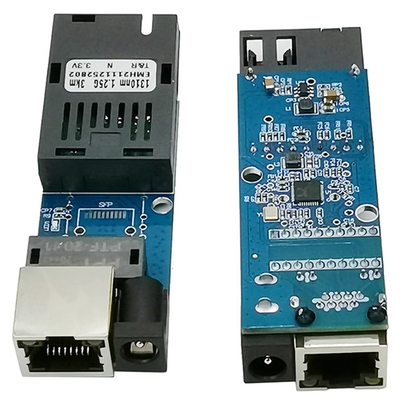 Supper Mini FTTH 1 Pair Gigabit Fiber Optical Media Converter 10/100/1000Mbps Single Mode Single Fiber SC Port 20KM PCBA
Supper Mini FTTH 1 Pair Gigabit Fiber Optical Media Converter 10/100/1000Mbps Single Mode Single Fiber SC Port 20KM PCBA