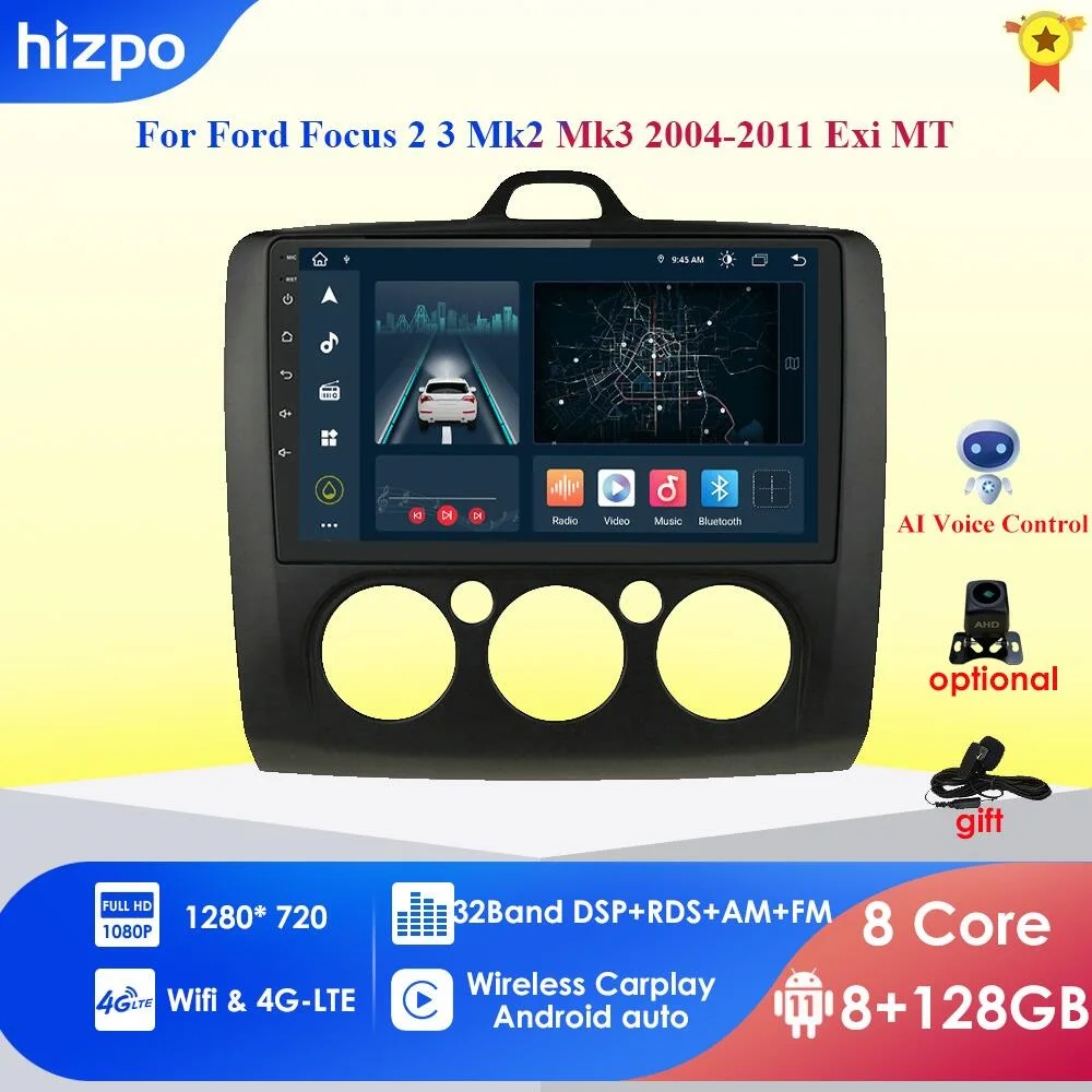 Автомобильный мультимедийный плеер 2 DIN, 9 дюймов, Android 10, для Ford Focus Exi MT 2 3 MK2 MK3 2004-2011, GPS, Wi-Fi, 4G LTE
Автомобильный мультимедийный плеер 2 DIN, 9 дюймов, Android 10, для Ford Focus Exi MT 2 3 MK2 MK3 2004-2011, GPS, Wi-Fi, 4G LTE