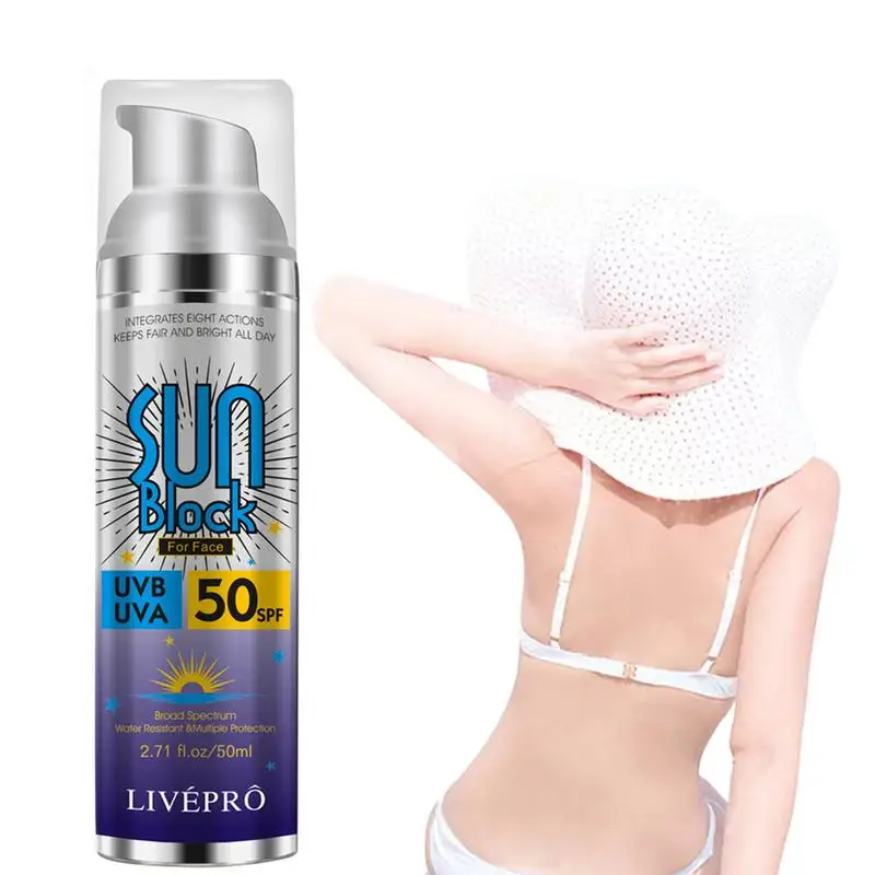 

Sunblock спрей 50 мл, солнцезащитный экран широкого спектра, спрей, увлажняющий солнцезащитный блок для большинства типов кожи, для наслаждения отдыхом на пляже