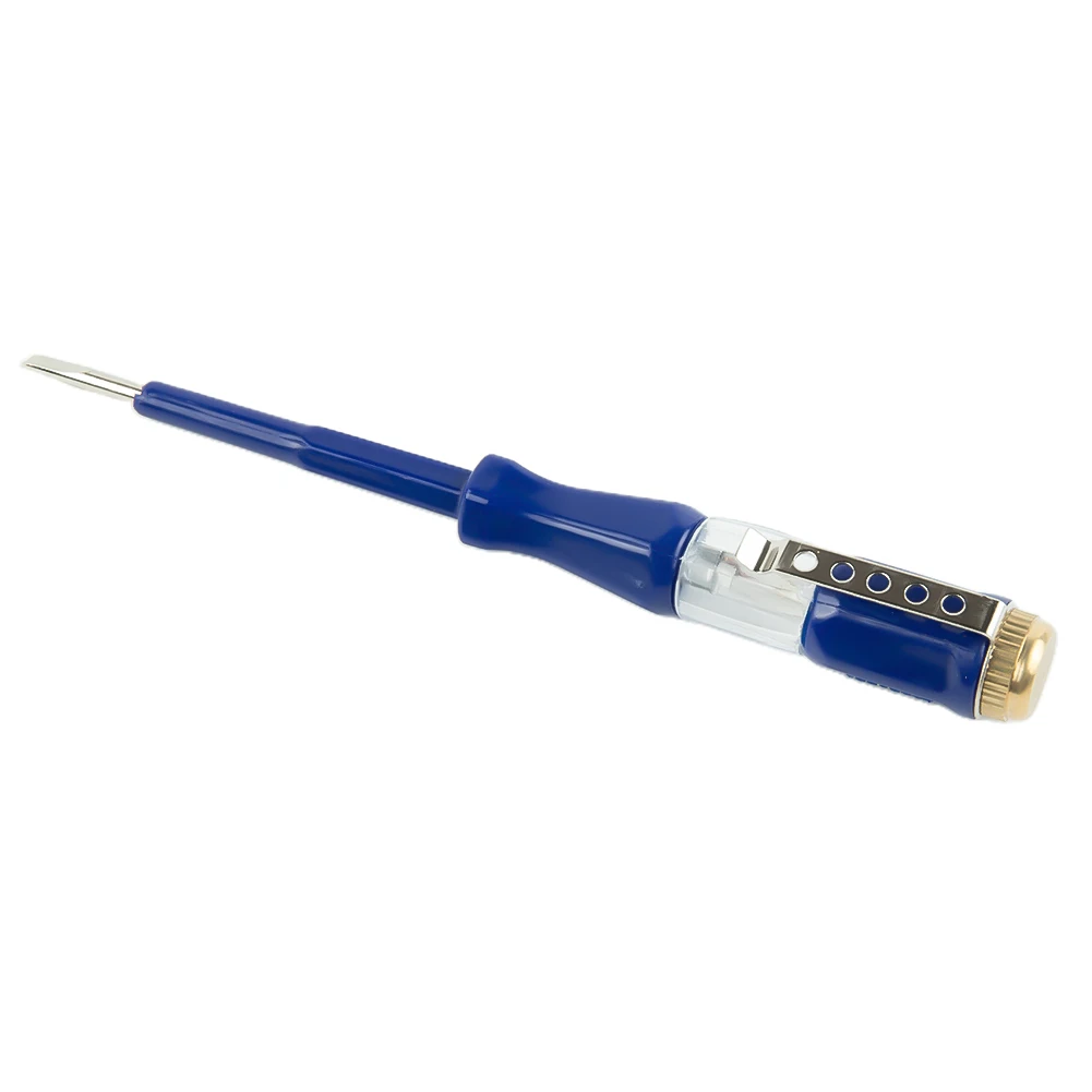1pc Test Pen Portable Flat Screwdriver Multifunctional Household Test Pen Electric Hand Tools LED Voltage Tester 121mm 100-500V
1pc Test Pen Portable Flat Screwdriver Multifunctional Household Test Pen Electric Hand Tools LED Voltage Tester 121mm 100-500V