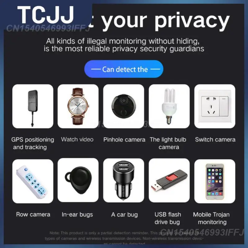 Портативный беспроводной детектор сигнала, предотвращает отслеживание, длительный срок службы батареи, 4 скорости, регулировка чувствительности 
Портативный беспроводной детектор сигнала, предотвращает отслеживание, длительный срок службы батареи, 4 скорости, регулировка чувствительности