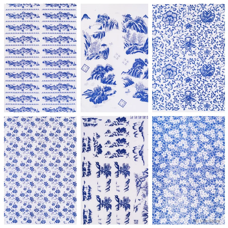 1PC New Ceramic Underglaze Colored Transfer Flower Paper Jingdezhen Flower and Bird Pattern High Temperature Underglaze Applique
1PC New Ceramic Underglaze Colored Transfer Flower Paper Jingdezhen Flower and Bird Pattern High Temperature Underglaze Applique