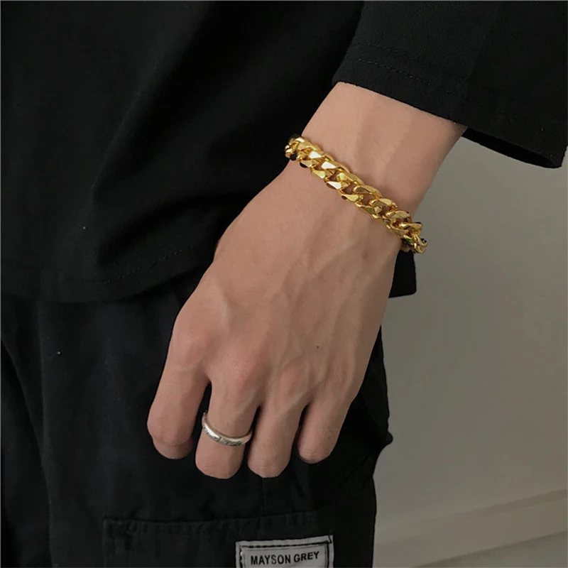 New Cuban Hiphop Men Hiphop Gold Bracelet Hipster Hiphop Dance Gold Bracelet Accessories Mens Bracelet Gift
New Cuban Hiphop Men Hiphop Gold Bracelet Hipster Hiphop Dance Gold Bracelet Accessories Mens Bracelet Gift