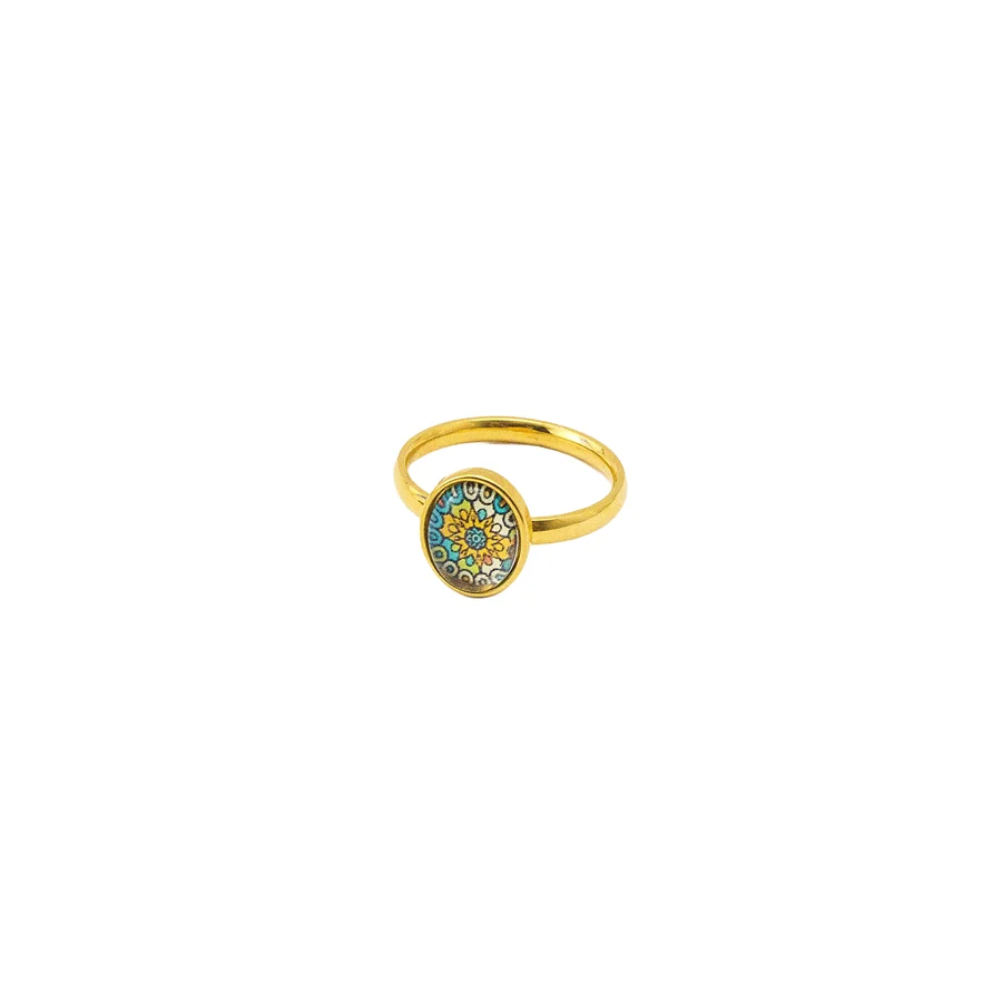 Korean Style Glass Flower Pattern Ladies Rings Custom Design Stainless Steel Jewelry For Women Accessories Dropship Suppliers
Korean Style Glass Flower Pattern Ladies Rings Custom Design Stainless Steel Jewelry For Women Accessories Dropship Suppliers