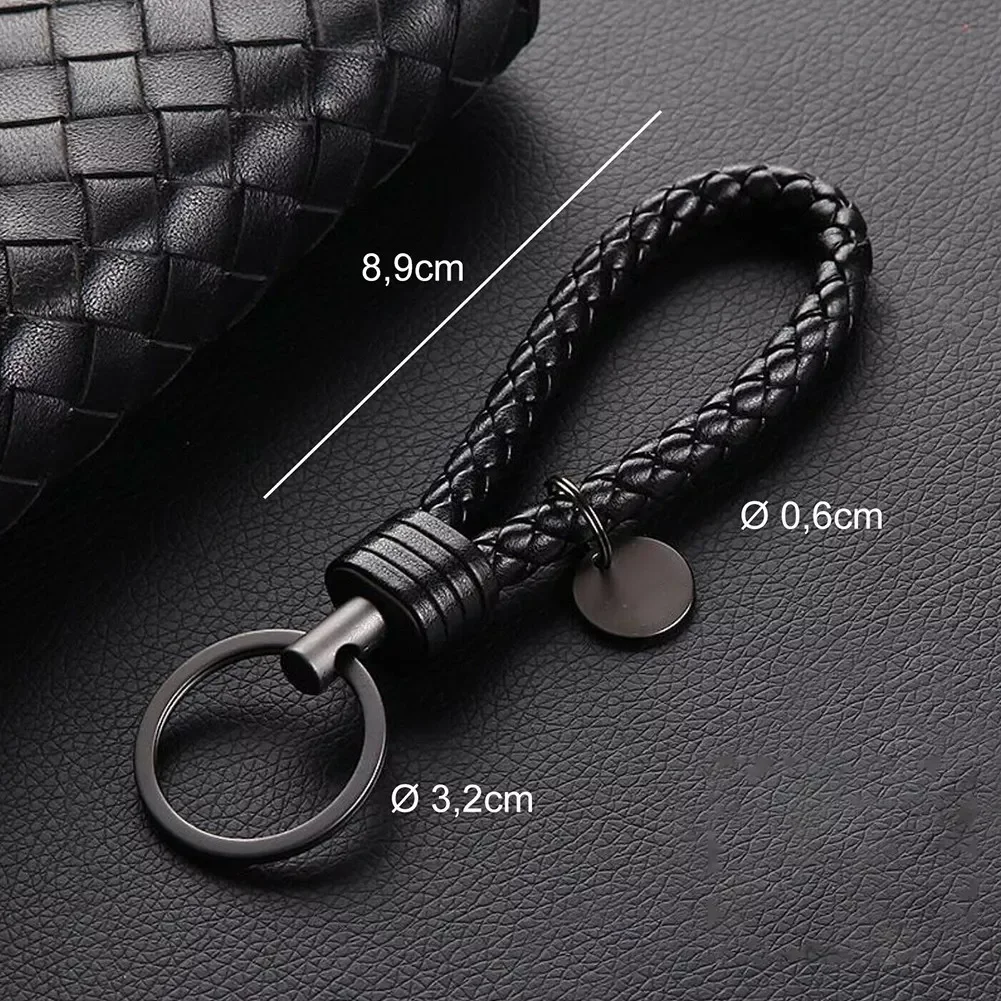 Rope Key Chain Handmade Leather Rope Key Chain Tungsten Steel Key Ring Synthetic Leather Black/Red For Small Backpacks
Rope Key Chain Handmade Leather Rope Key Chain Tungsten Steel Key Ring Synthetic Leather Black/Red For Small Backpacks