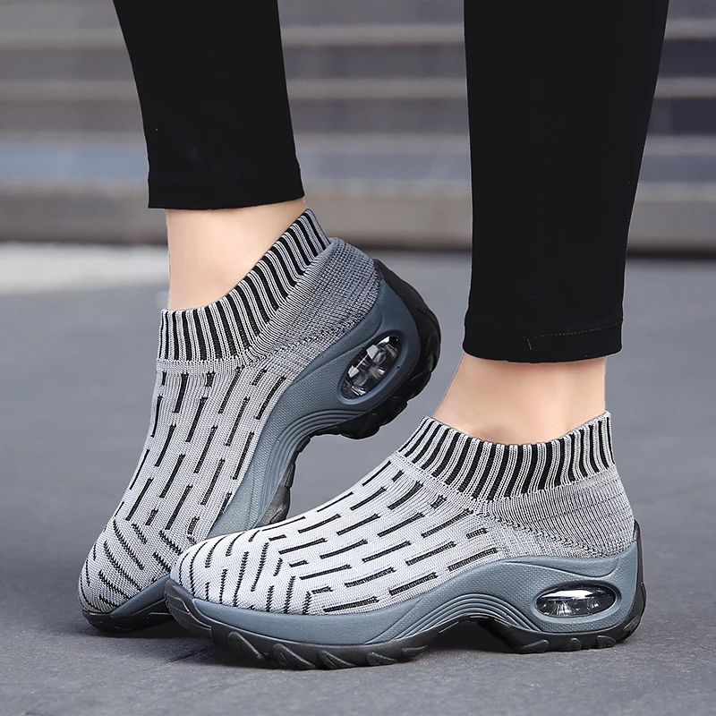 Plus Size Women's Shoes Air Cushion Sneakers Shoe Wedge Sneakers Thick Sole Simple Ladies Walking Shoes Sapatos De Mujer 35-42
Plus Size Women's Shoes Air Cushion Sneakers Shoe Wedge Sneakers Thick Sole Simple Ladies Walking Shoes Sapatos De Mujer 35-42