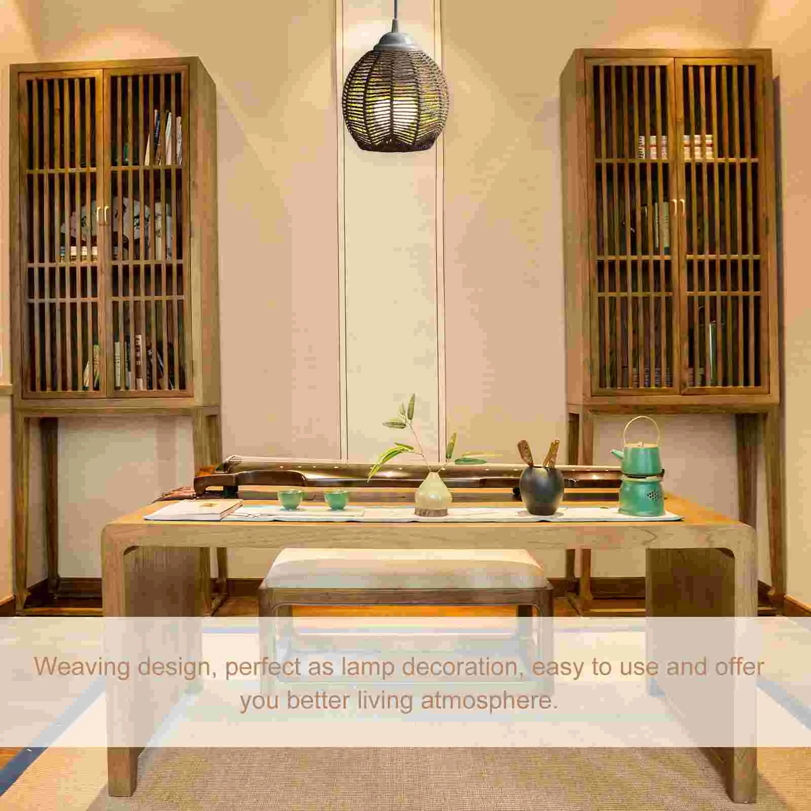 Rattan Household Lamp Shade Chandelier Woven Lampshade Home Ceiling Lampshades Large Cover Weaving Table
Rattan Household Lamp Shade Chandelier Woven Lampshade Home Ceiling Lampshades Large Cover Weaving Table