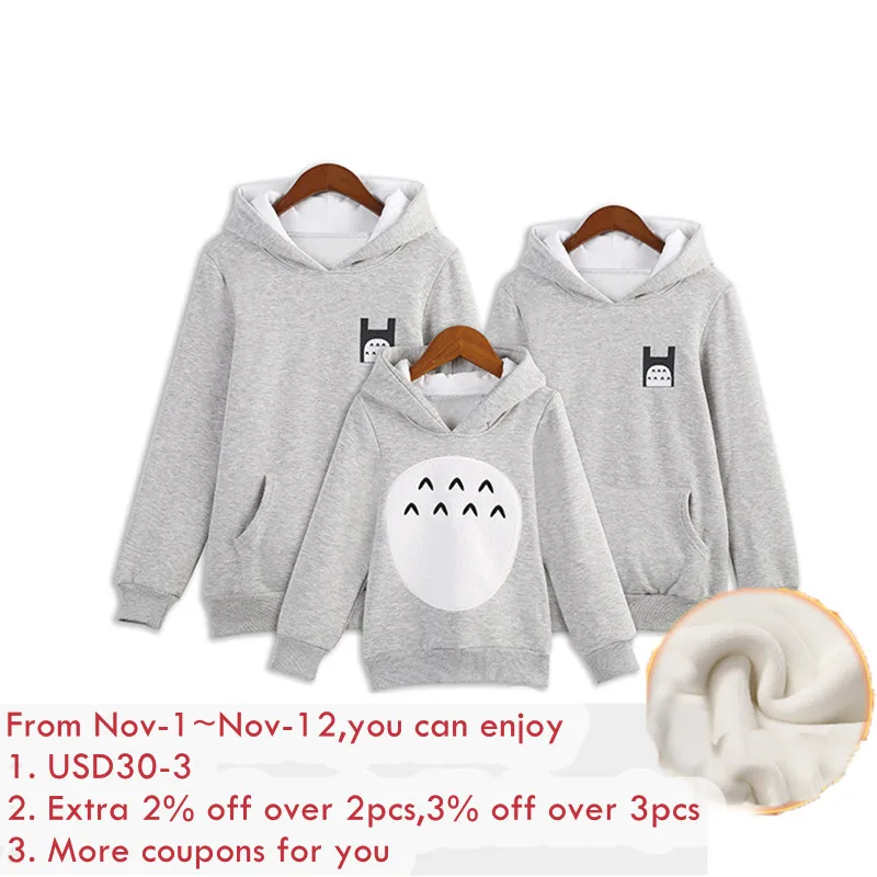 -3XL Family Matching Spring Autumn Cartoon Sweatshirt Father Son Gray Fleece T-shirt Mother and Daughter Long-sleeved Shirt
-3XL Family Matching Spring Autumn Cartoon Sweatshirt Father Son Gray Fleece T-shirt Mother and Daughter Long-sleeved Shirt