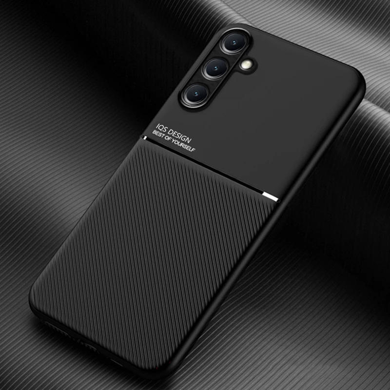 Для Samsung Galaxy M55 5G кожаный чехол с магнитным держателем чехлы для телефонов M 55 55M