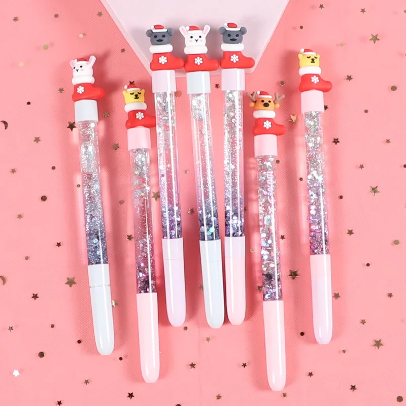 10 шт. необычные рождественские блестящие черные чернила 0,5, студенческие канцелярские принадлежности, детская ручка для письма для подростков, подарки для девочек
10 шт. необычные рождественские блестящие черные чернила 0,5, студенческие канцелярские принадлежности, детская ручка для письма для подростков, подарки для девочек