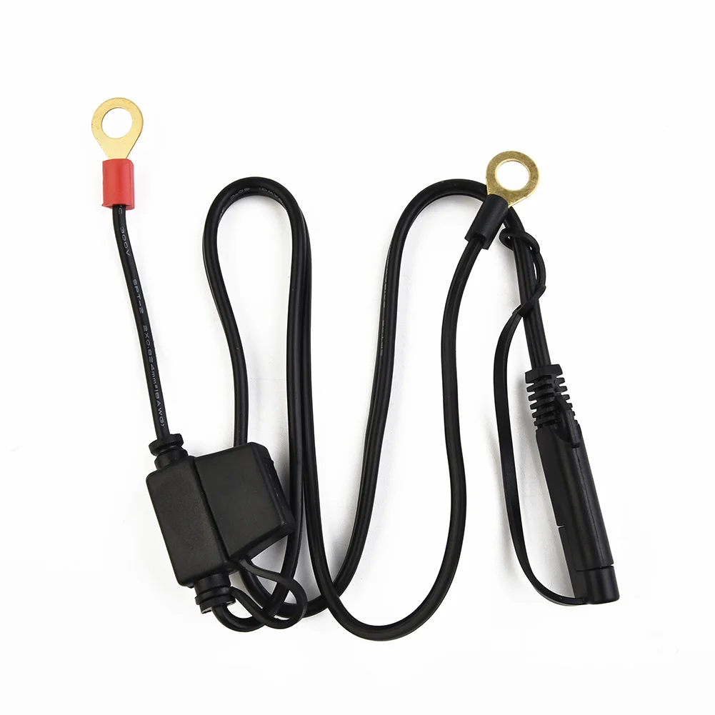 Motorcycle Battery Charger Cable 12-24V Ring Terminal Harness Connector Charger SAE To Ring Cable With 7.5 Amp Tandem Fuse
Motorcycle Battery Charger Cable 12-24V Ring Terminal Harness Connector Charger SAE To Ring Cable With 7.5 Amp Tandem Fuse