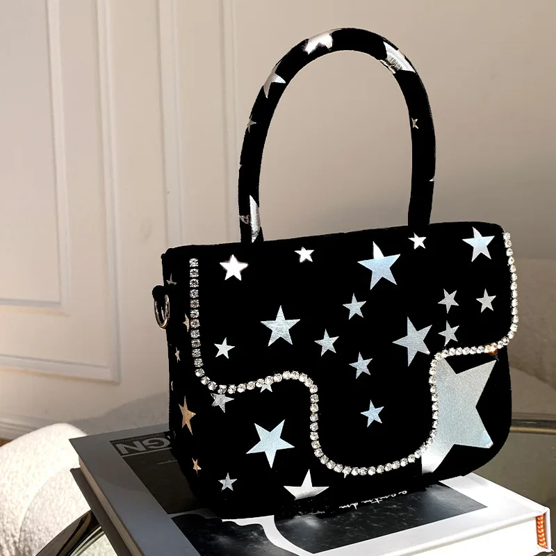 Fancy Star Handbag for Women Bag Mini Shoulder Ita Bag Purse Ladies Female Crossbody Bag Shining Diamond Bag
Fancy Star Handbag for Women Bag Mini Shoulder Ita Bag Purse Ladies Female Crossbody Bag Shining Diamond Bag