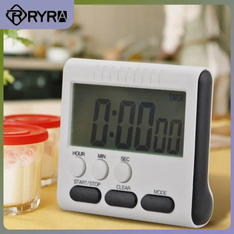 

Multifunctional Magnet Clock Count-down Up Reminder Tool Sleep Stopwatch Clock Loud Alarm Sports Learning Timer Kitchen Timer