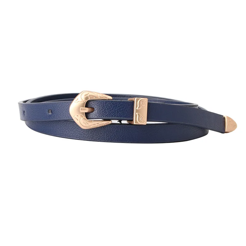 Women's Jeans Belt New Gold Metal Buckle Belt Leather Strap for Women Girl Simple Thin Waist Belt Dress Accessories
Women's Jeans Belt New Gold Metal Buckle Belt Leather Strap for Women Girl Simple Thin Waist Belt Dress Accessories