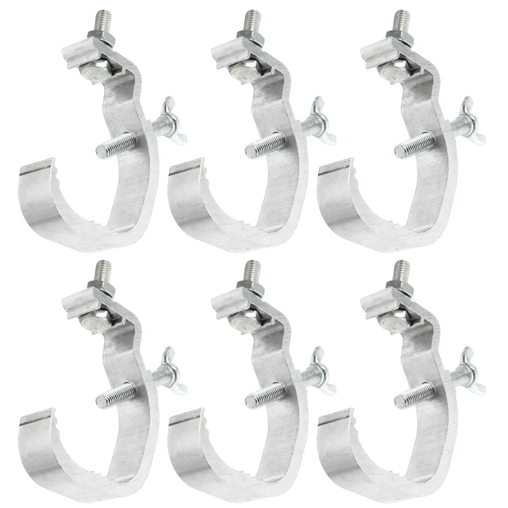 6 Pcs Stage Light Hook Hooks Clamp Dj Clamps Heavy Duty Accessories Moving Aluminum Lighting Mount Truss
6 Pcs Stage Light Hook Hooks Clamp Dj Clamps Heavy Duty Accessories Moving Aluminum Lighting Mount Truss