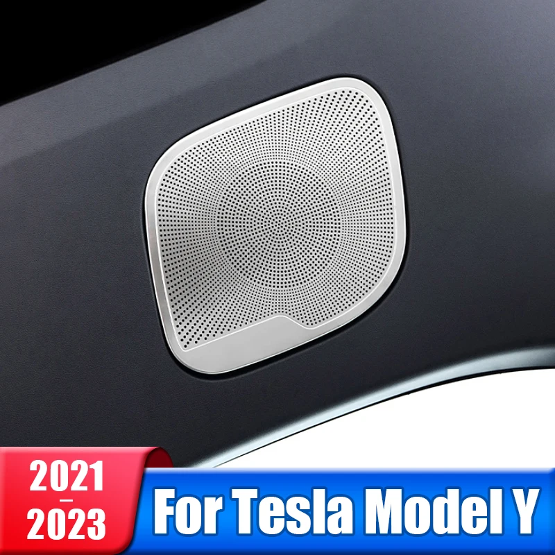Car Rear Trunk Audio Speaker Cover For Tesla Model Y 2021 2022 2023 Cargo Tweeter Loudspeaker Trim Stickers Accessories
Car Rear Trunk Audio Speaker Cover For Tesla Model Y 2021 2022 2023 Cargo Tweeter Loudspeaker Trim Stickers Accessories