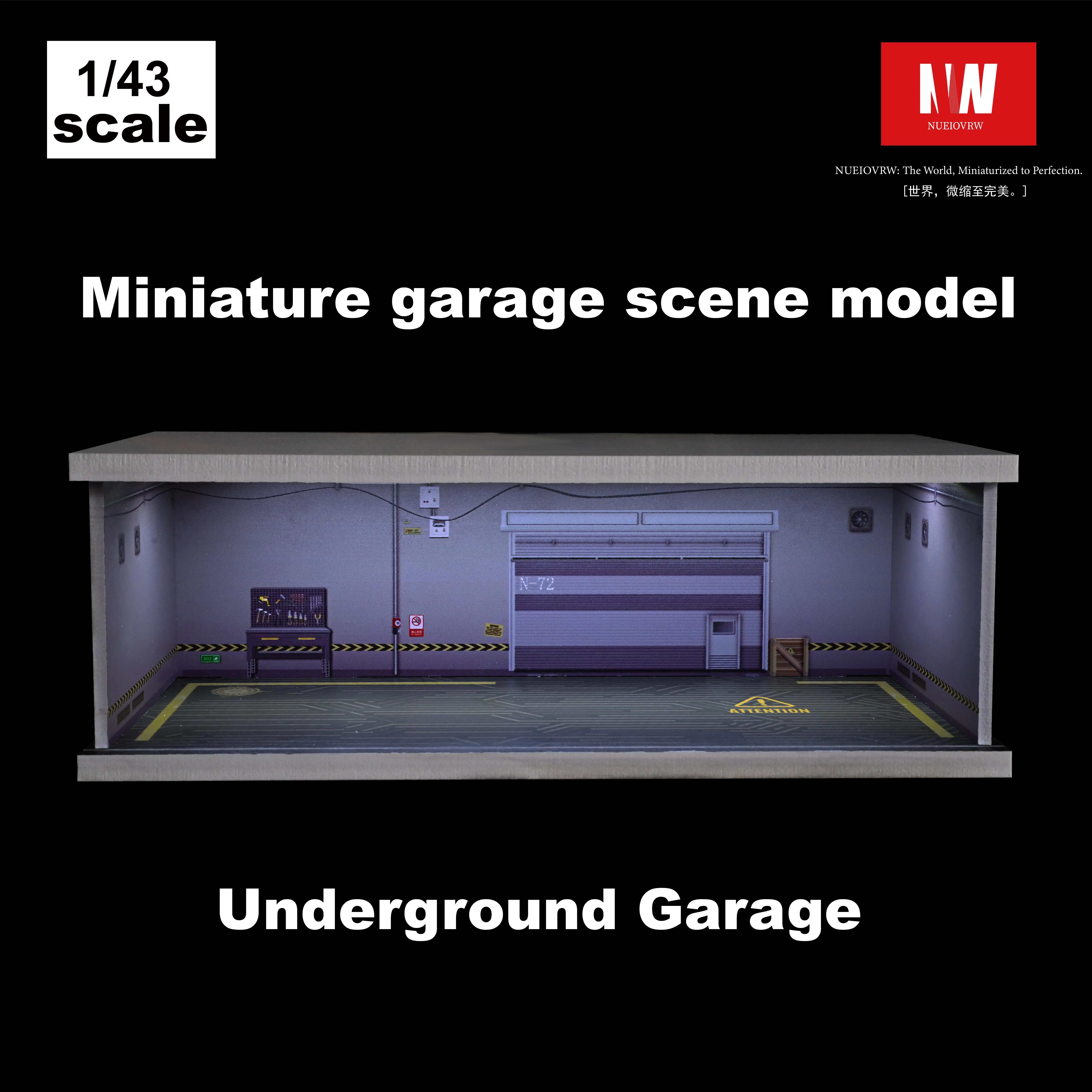 Диорама 1/43 Модель гаража Светодиодные фонари Парковка Сцена Витрина Модель
Диорама 1/43 Модель гаража Светодиодные фонари Парковка Сцена Витрина Модель