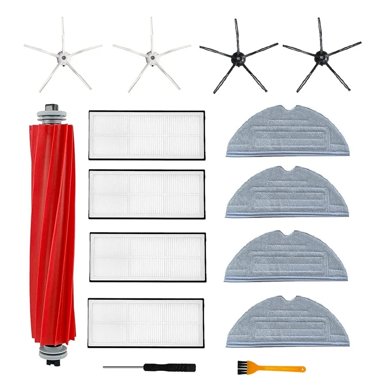 Main Brush Side Brush Filter Mop Cloth Replacement Parts For Roborock S7 S7+ T7S T7 Plus T7S Plus G10 Vacuum Cleaner
Main Brush Side Brush Filter Mop Cloth Replacement Parts For Roborock S7 S7+ T7S T7 Plus T7S Plus G10 Vacuum Cleaner
